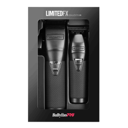 BaBylissPRO Matte Black Metal Clipper & Trimmer FXDUOCTMB