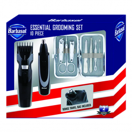 Barbasol 10PC Essential Grooming Set CBK1-5202-KIT 84165
