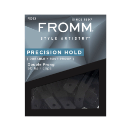 FROMM Precision Hold Double Prong Hair Clips 1.75" F5023