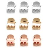 BaBylissPRO Chrome-Plated Hair Clips 9 pcs BESCLPGOC