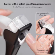 Multi-functional Anti-splash U-Shaped False Nail Slicer 6118