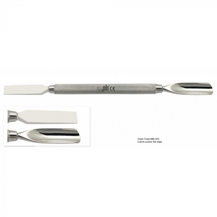 MBI303 Cuticle Pusher With Flat Edge