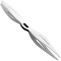 Silkline Silver Double Ended Tweezers TWEEZDC 02607