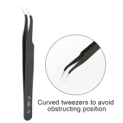 Berkeley Large Curve Pointed Tweezers YL163