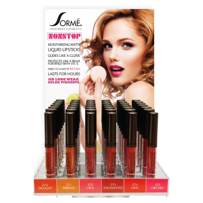 Sorme Moisturizing Matte Liquid Lipsticks 36 Pcs Dis DEAL-LL