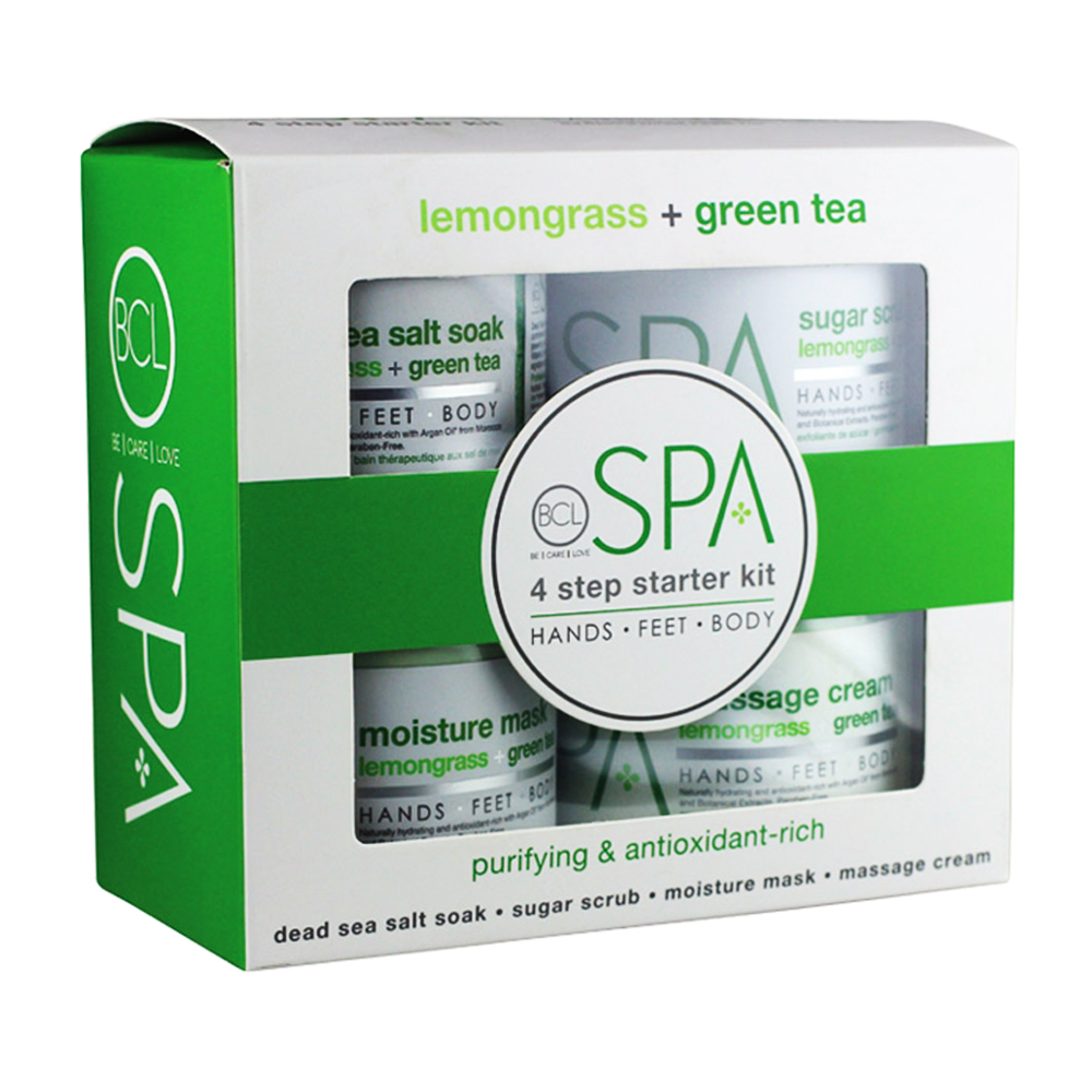 BCL Spa 4 Step Starter Kit Lemongrass+Green Tea SPA51110