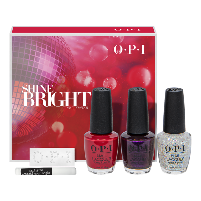 OPI Nail Lacquer Shine Bright Trio Pack With GWP HRM23