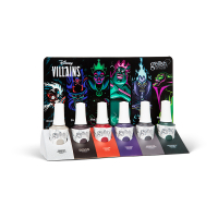 Gelish Gel Polish Disney Villains 6Pcs Display 1130032