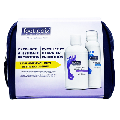 Footlogix Exfoliate & Hydrate Promotion 2PK Kit