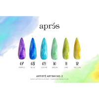 Apres Artiste ArtINK No.2 Set Of 6 Watercolor Inks 46110