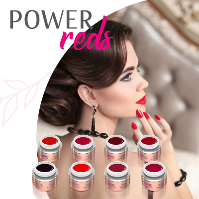 Magic Gel System Gel Paint Collection - Power Reds