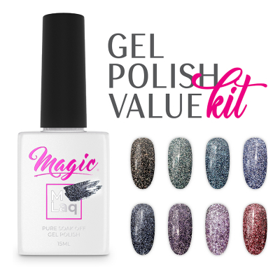 Magic Gel Polish MLaq Nature Reflections Value Kit 47013