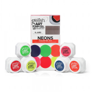 Gelish Art Form Gel 2D 6 Jars Color Gel Kit Neons 1121796