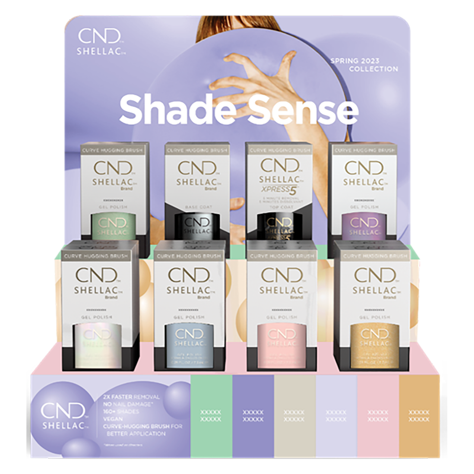 CND Shellac Shade Sense Spring 2023 Collection 01357