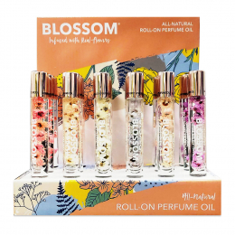 Blossom Natural Perfume Oil 18pcs Display BLP018-NAT1