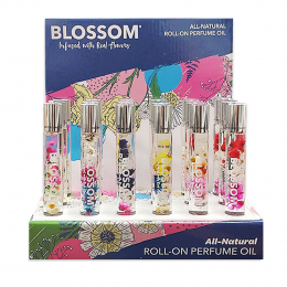 Blossom Natural Perfume Oil 18pcs Display BLP018-B