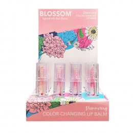 Blossom Shimmering ColorChanging LipBalm 12pcsDisBL-TSCCLB12