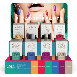 CND Shellac Bizarre Beauty 16 Pcs Pop Display 01355