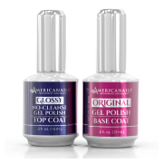 Americanails Original Base & Glossy No-Cleanse Top Coat Duo