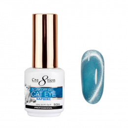 Cre8tion Cat Eye Saphire Soak Off Gel 0.5 oz SC01 1008