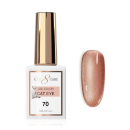 Cre8tion Cat Eye Nude Soak Off Gel 0.5 oz #70 1814