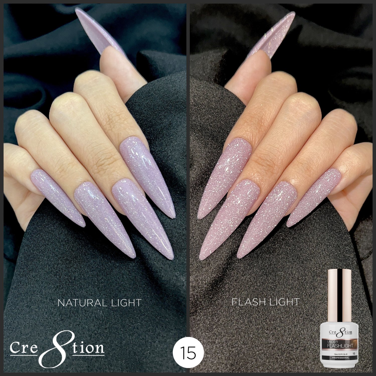 Cre8tion 0.5oz Gel Under Flashlight Collection 000 Cre8tion 0.5oz Gel Under Flashlight Collection 000