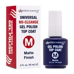Americanails No-Cleanse Top Coat Matte Finish 0.5 oz 41259