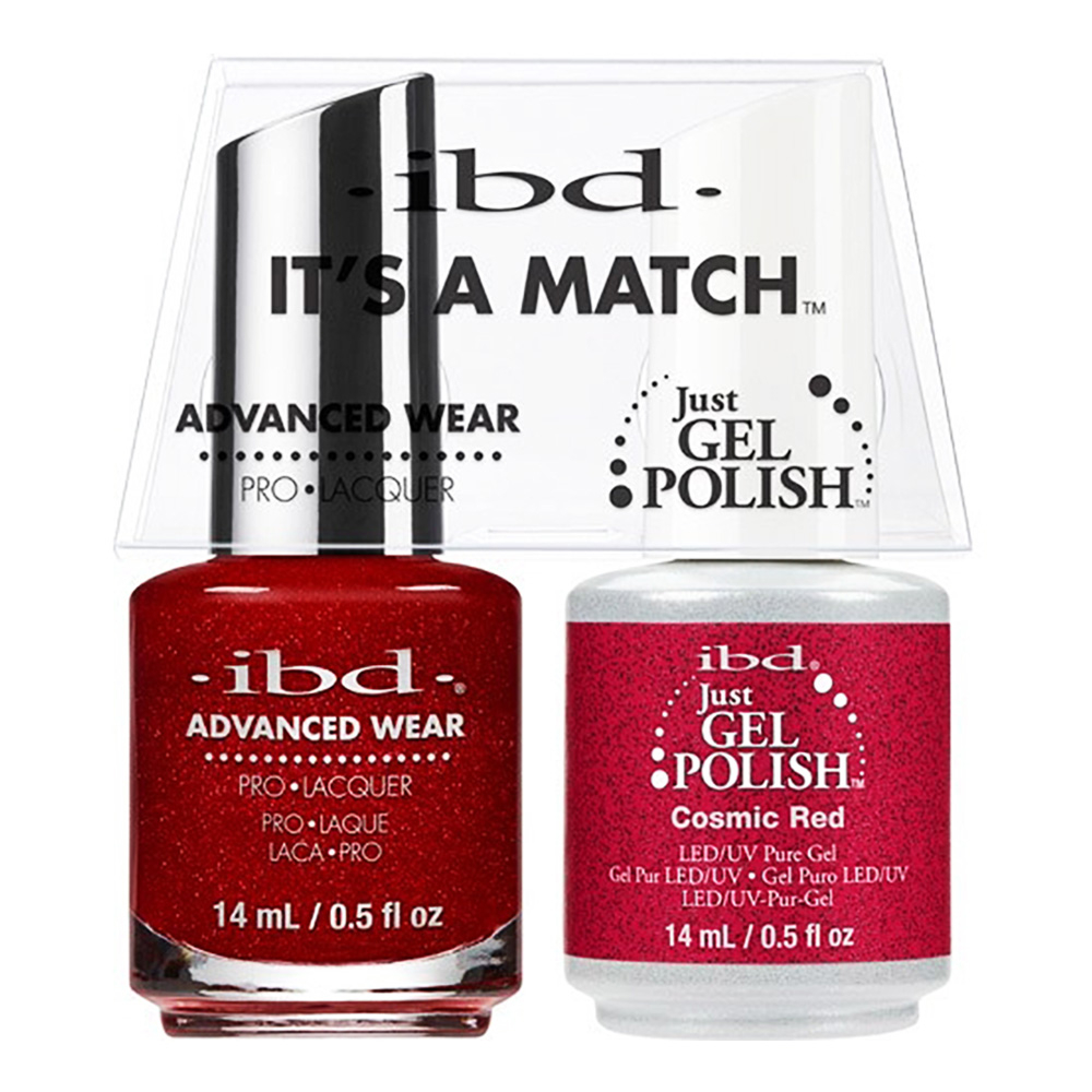 IBD Just Gel Polish Cosmic Red – 14 Ml, 100% Pure Gel | Für LED & UV-Lampen, Langanhaltender Glanz