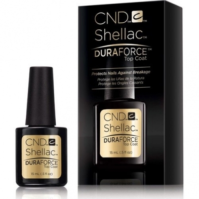 CND Shellac Gel Polish, 91422, Duraforce Top Coat, 0.5oz CND Shellac Gel Polish, 91422, Duraforce Top Coat, 0.5oz
