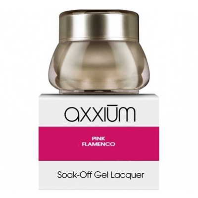 OPI Axxium S/O Gel Lacq Pink Flamenco .21 oz - 6g AXE44