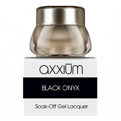 OPI Axxium S/O Gel Lacquer Black Onyx .21oz - 6g AXT02