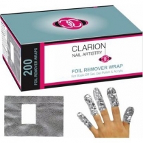 Clarion Nail Artistry Foil Remover Wrap 200PK NW202/19813