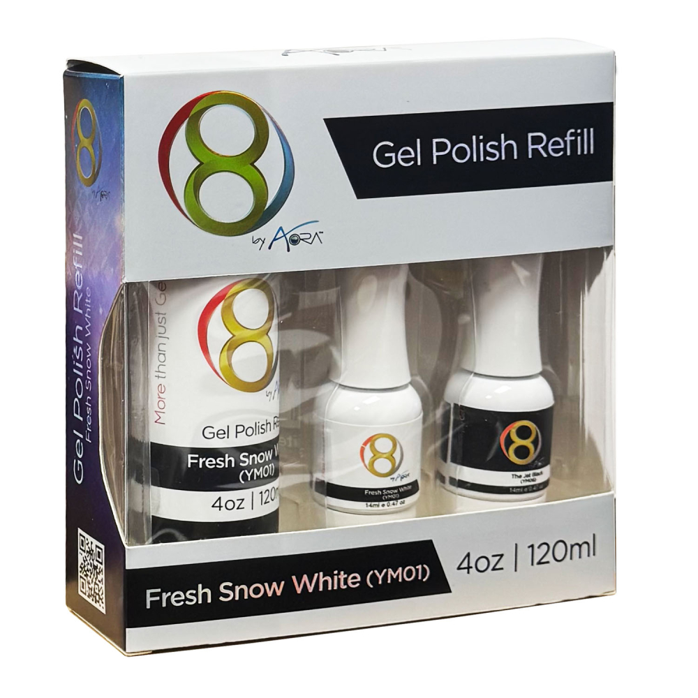Aora The Jet Black Kit 4oz Refill, YM06, Free YM01 & YM06 0.47oz Aora The Jet Black Kit 4oz Refill, YM06, Free YM01 & YM06 0.47oz