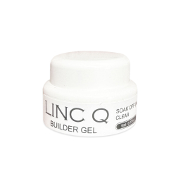 Linc Q No Burn Soak Off Builder Gel 0.17 fl oz Clear 06505