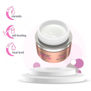 Magic Gel Builder Gels Natural White French 15ml 36940