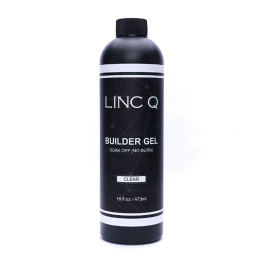 Linc Q No Burn Soak Off Builder Gel 16 fl oz Clear 89493
