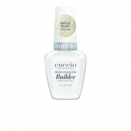 Cuccio LED/UV Brush-On Builder 0.43 oz - Gold Dust CPGL6353