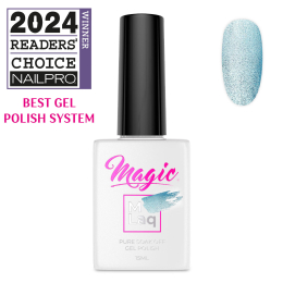 Magic Gel Polish MLaq 15 ml - Baby Blue Cat Eye #373