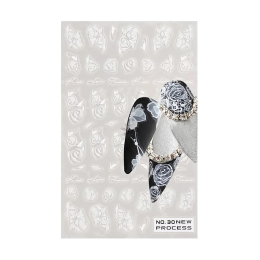 3D Nail Art Stickers Airbrush Gradient Effect 03020