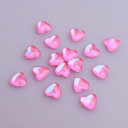 VDD Rhinestone Pink Heart Shape 8mm 28g 05628