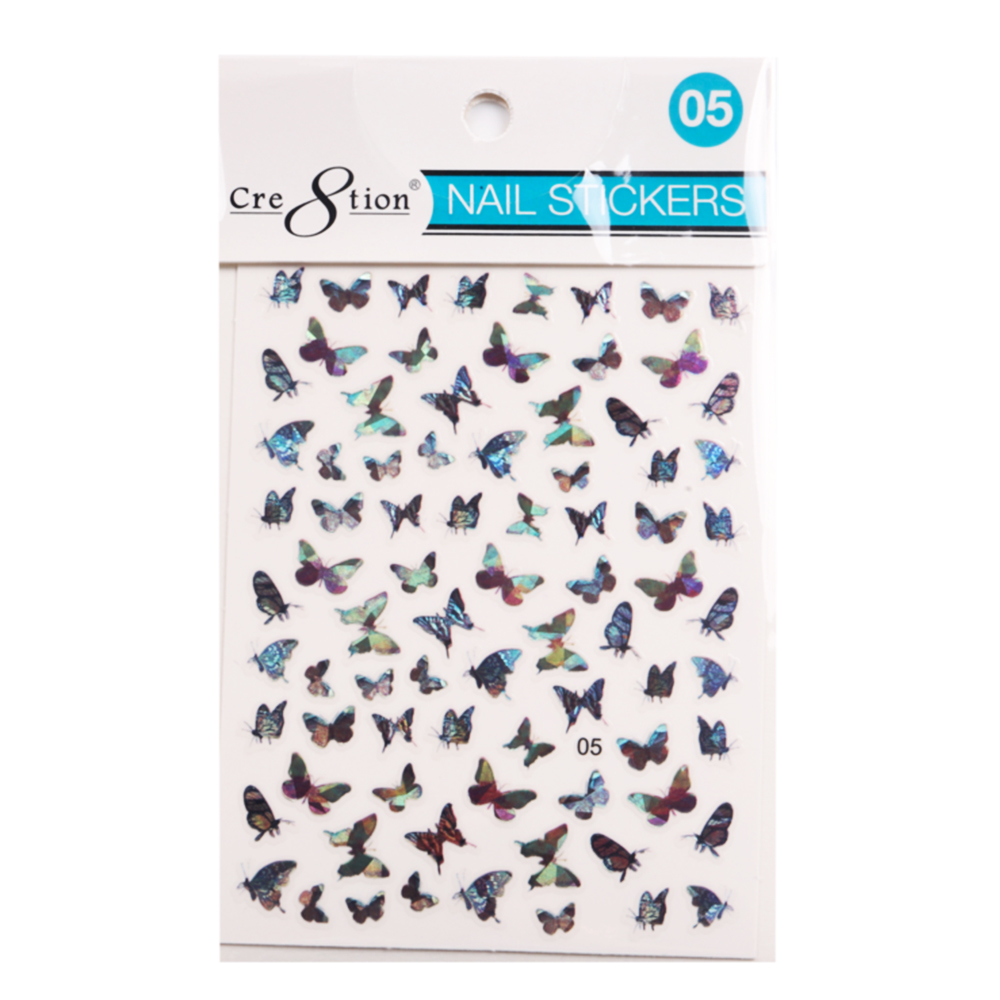 Cre8tion Nail Art Sticker Butterfly 05 1101-1113