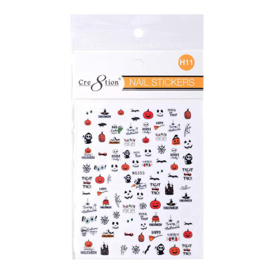 Cre8tion Nail Art Sticker Halloween H11 1101-1156