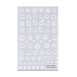 3D Nail Art Stickers Airbrush Gradient Effect 11420