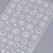 3D Nail Art Stickers Airbrush Gradient Effect 11420
