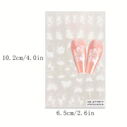 3D Nail Art Stickers Airbrush Gradient Effect 21720
