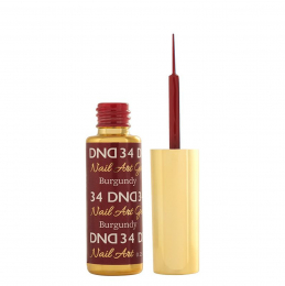 DND Nail Art Gel 0.25 fl oz/9 ml - Burgundy DND34
