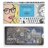 MoYou Nail Art Plate Collection Comics Girl 03 #MPCOM03