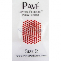 Pave Crystal Pedicure Mini Kit, 8pcs -  Sun