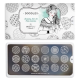 MoYou Nail Art Plate Collection Doodles 01  #MPDOO01