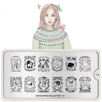 MoYou Nail Art Plate Collection Enchanted 14  #MPENC14